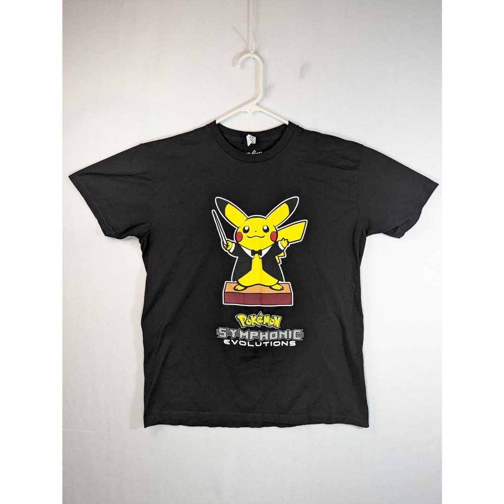 Alstyle AAA Mens Lrg Pokémon Symphonic Evolutions 2015 Concert T-Shirt Pikachu